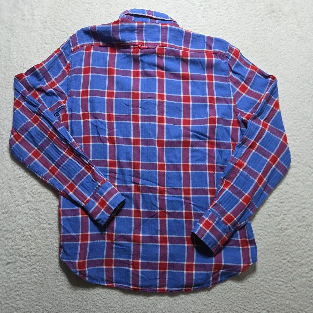 Levi's Made & Crafted Plaid Button Up Made in Italy Wool Blend Men's Medium